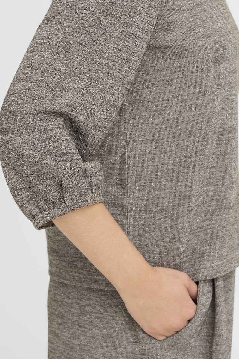 Danice top, silver mink