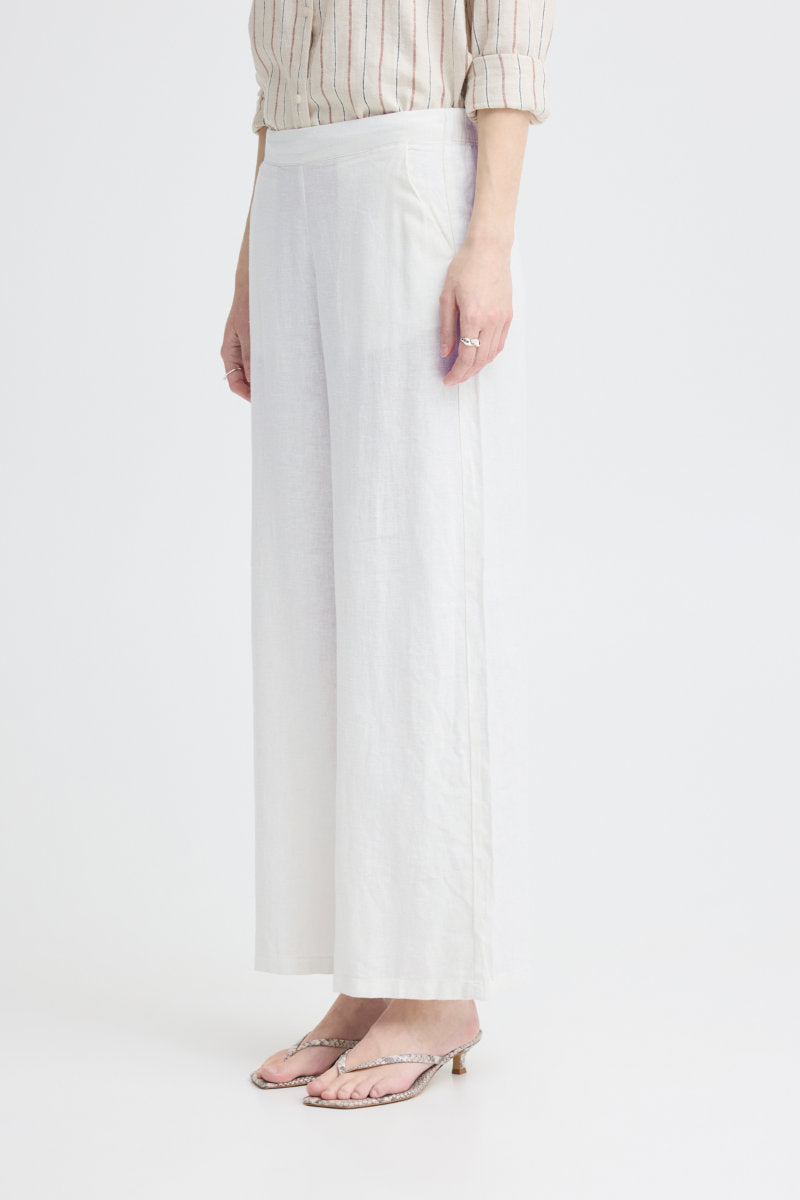 Linno trousers, ivory