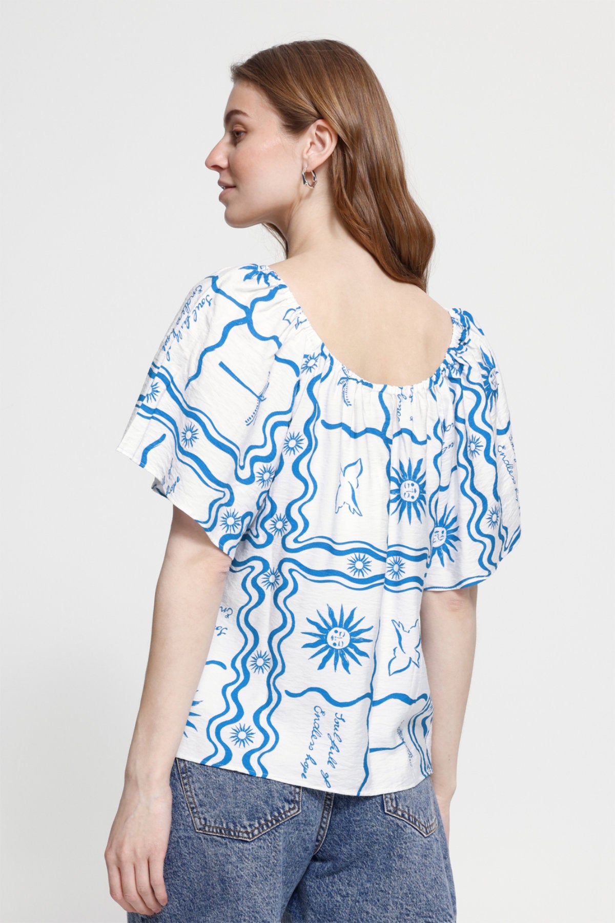 Firisa blouse, soft white