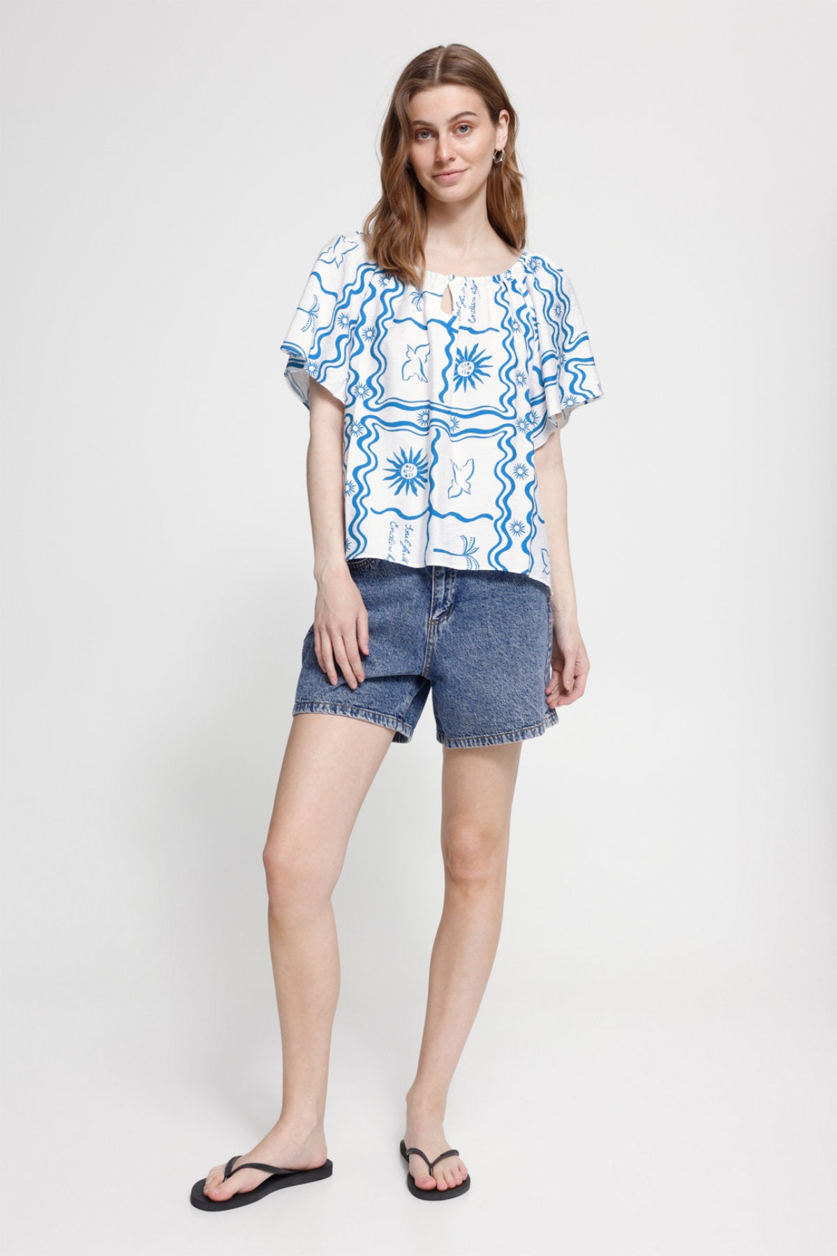 Firisa blouse, soft white