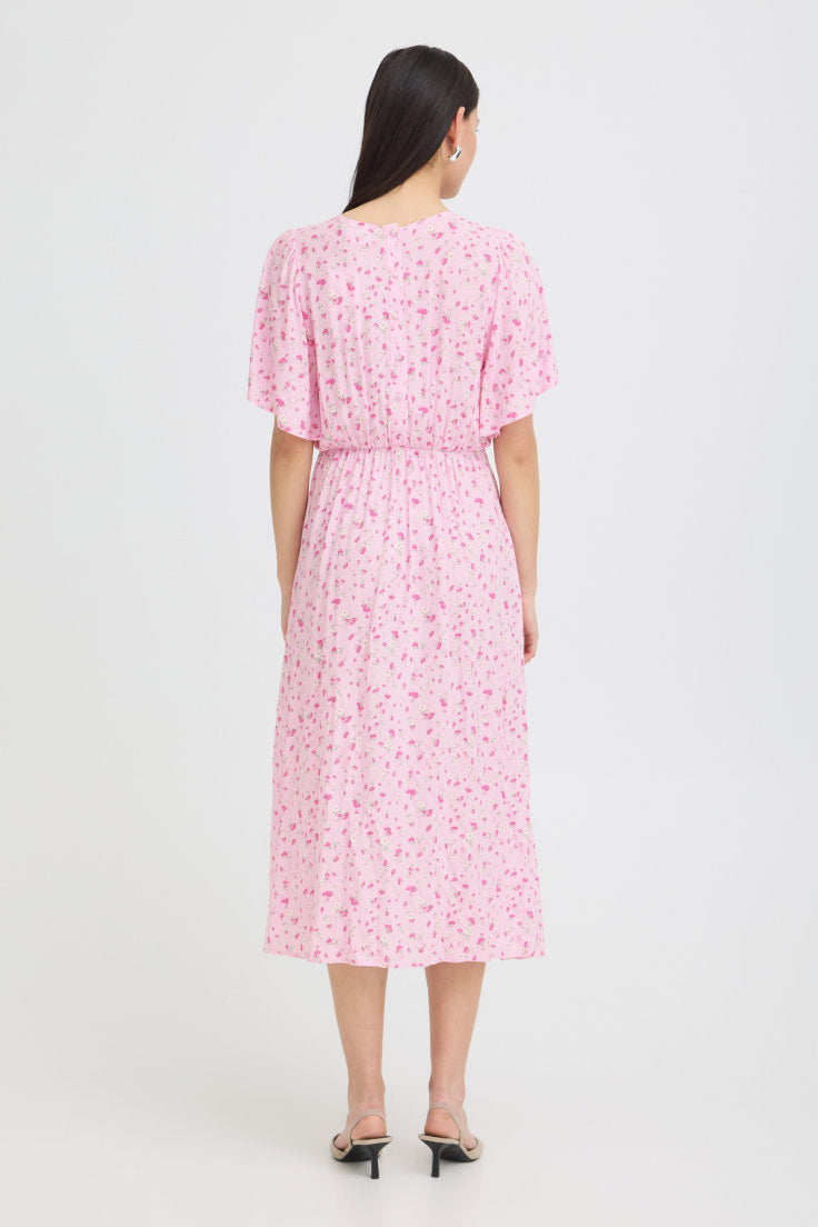 Vera midi dress, pink