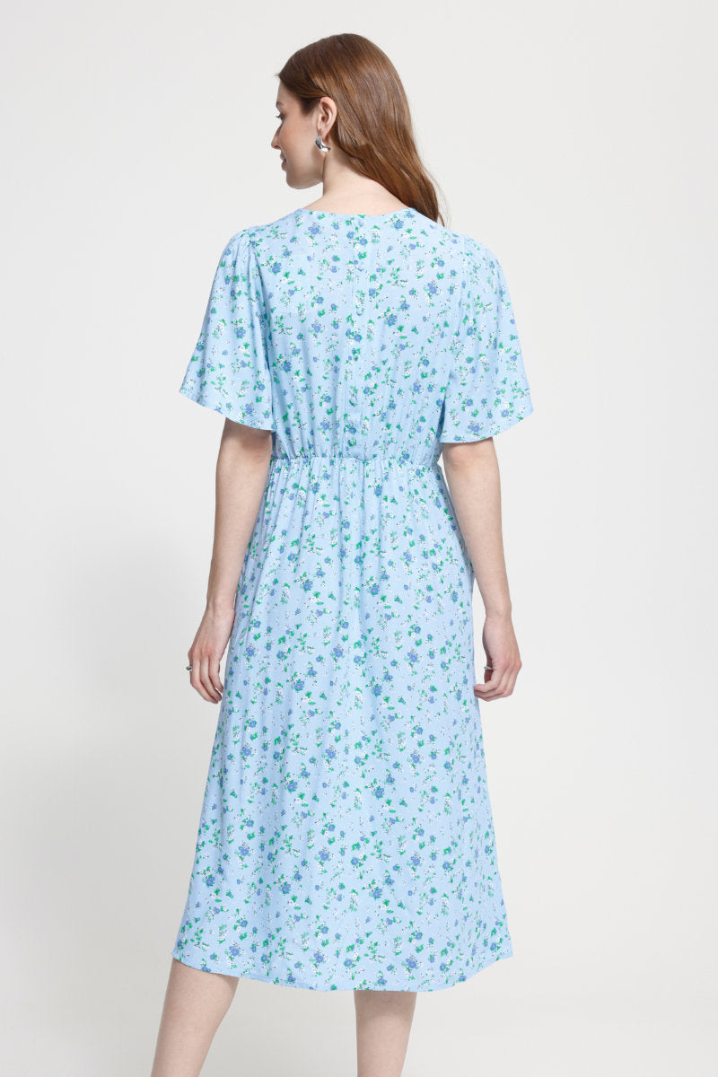 Vera midi dress, blue