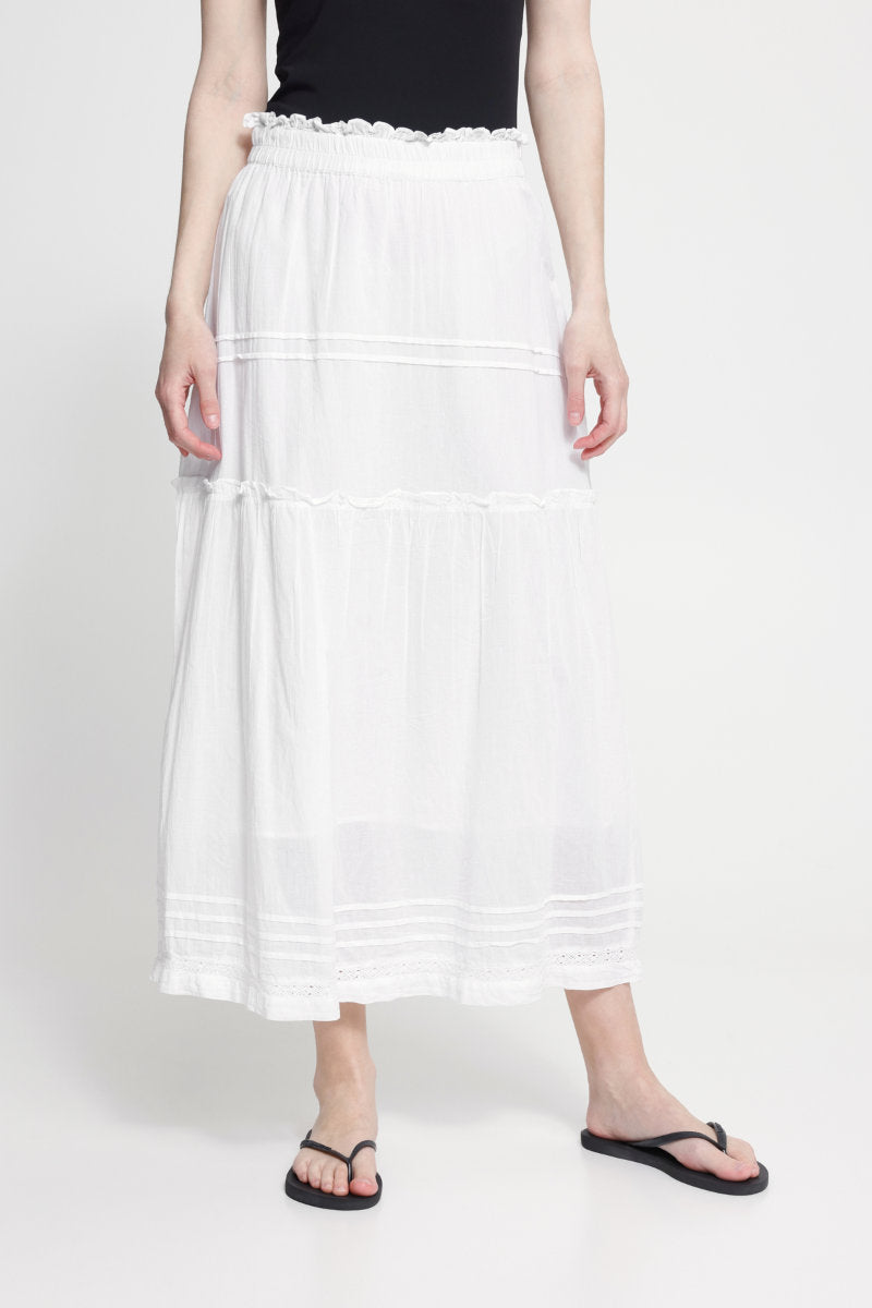 Voilana skirt, soft white