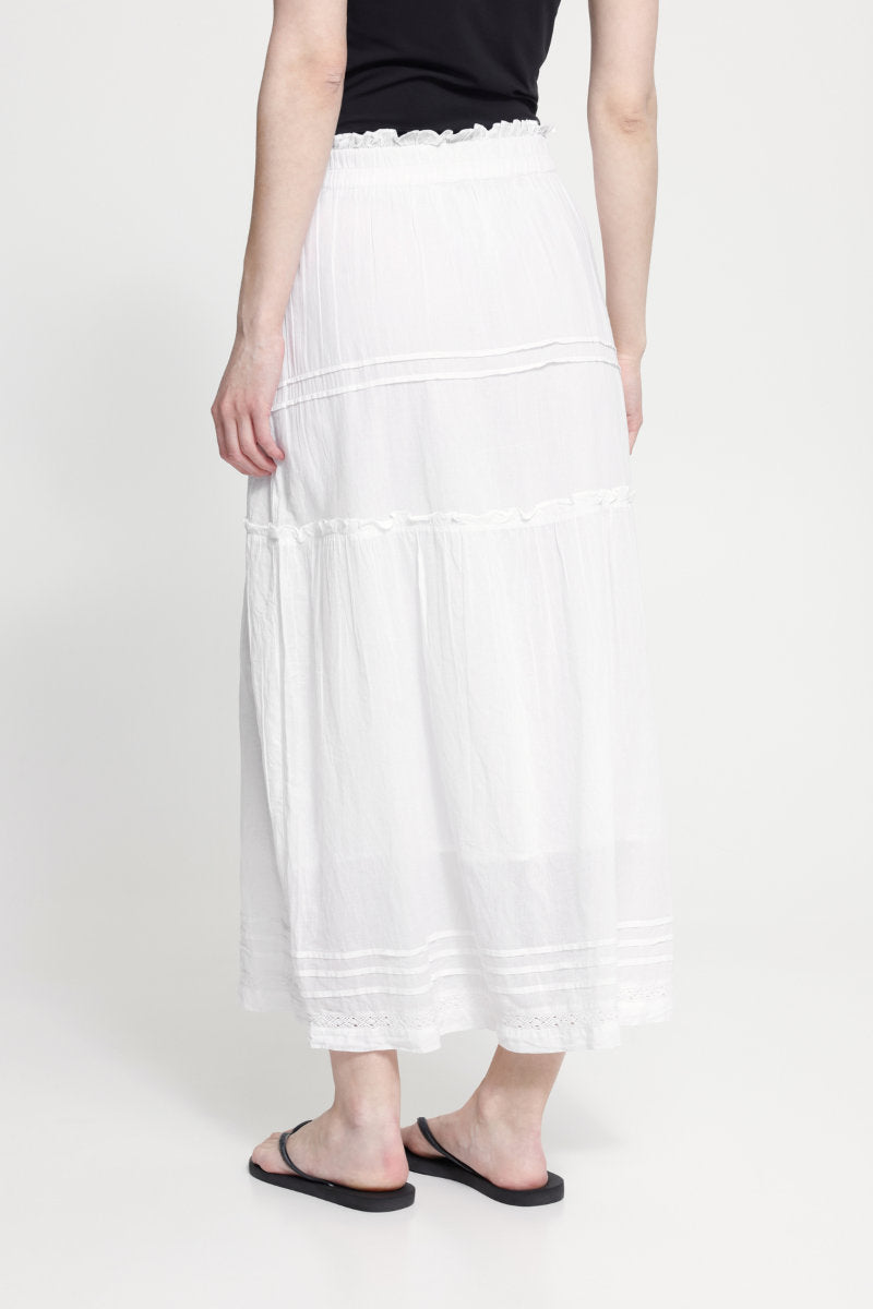 Voilana skirt, soft white