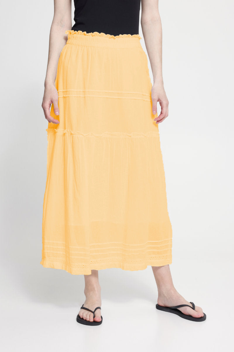 Voilana skirt, yellow