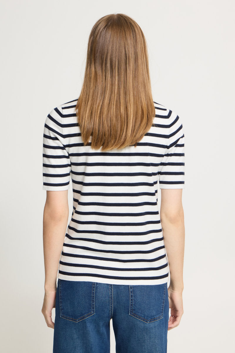 Luls stripe T shirt, white