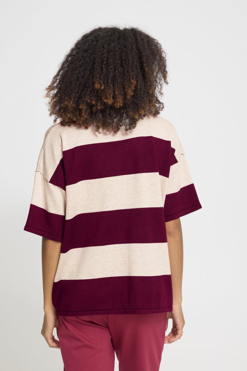 Luls boxy top, berry