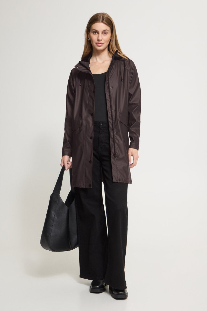 Tazi raincoat, chocolate