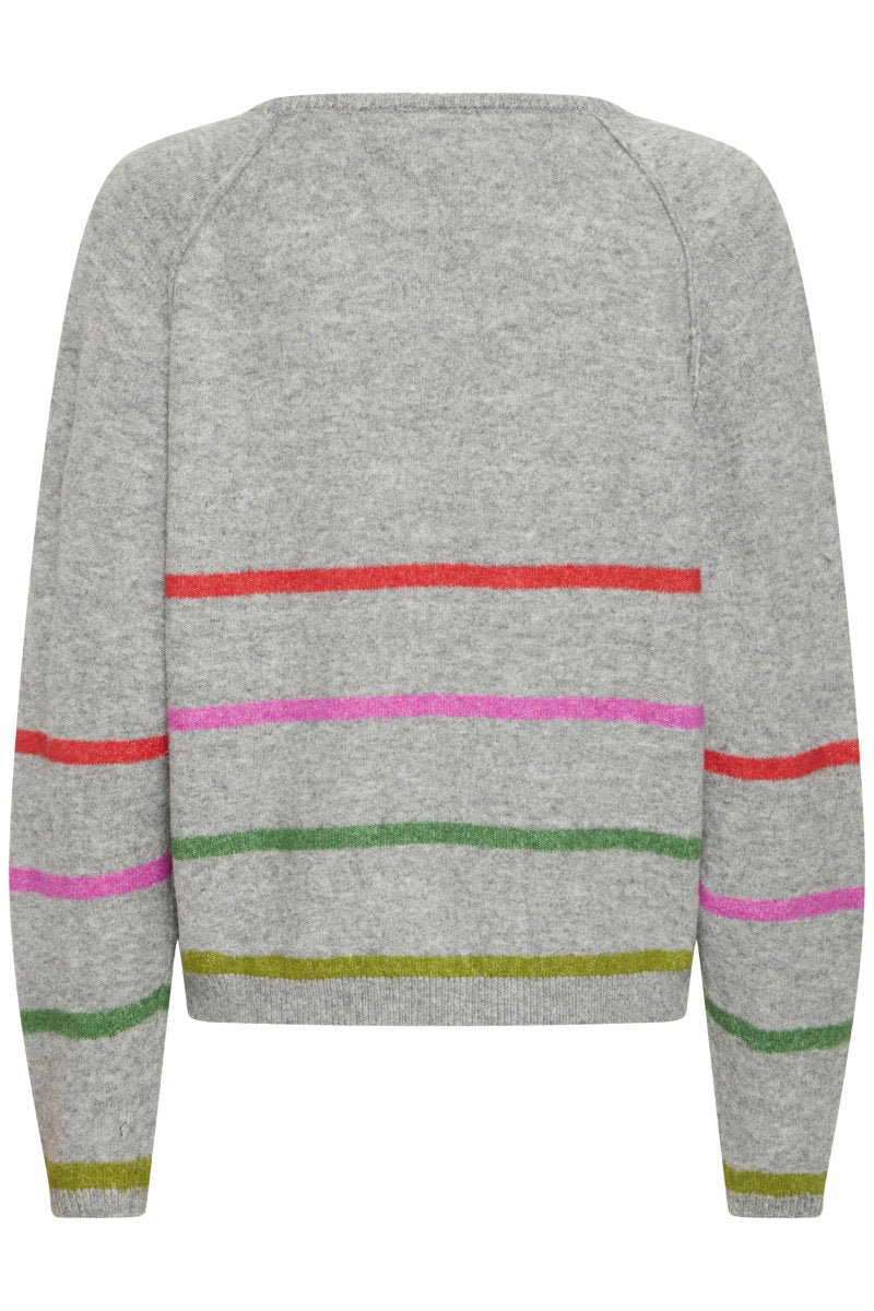 Dasila stripe jumper, Grey
