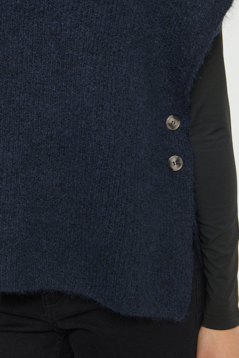 Ylva poncho, navy