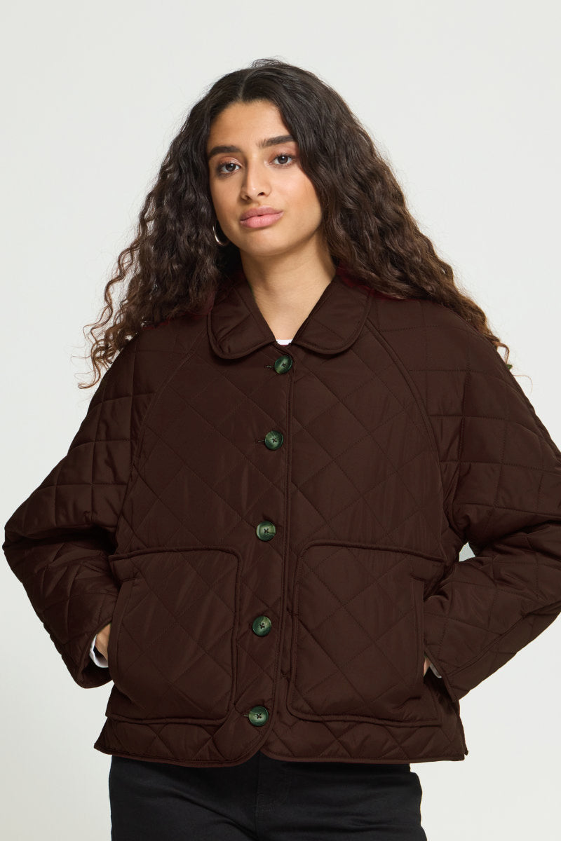 Hansa jacket, chocolate