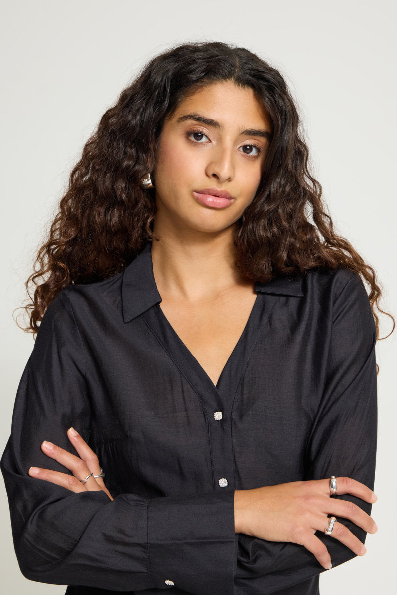 Kista shirt, black