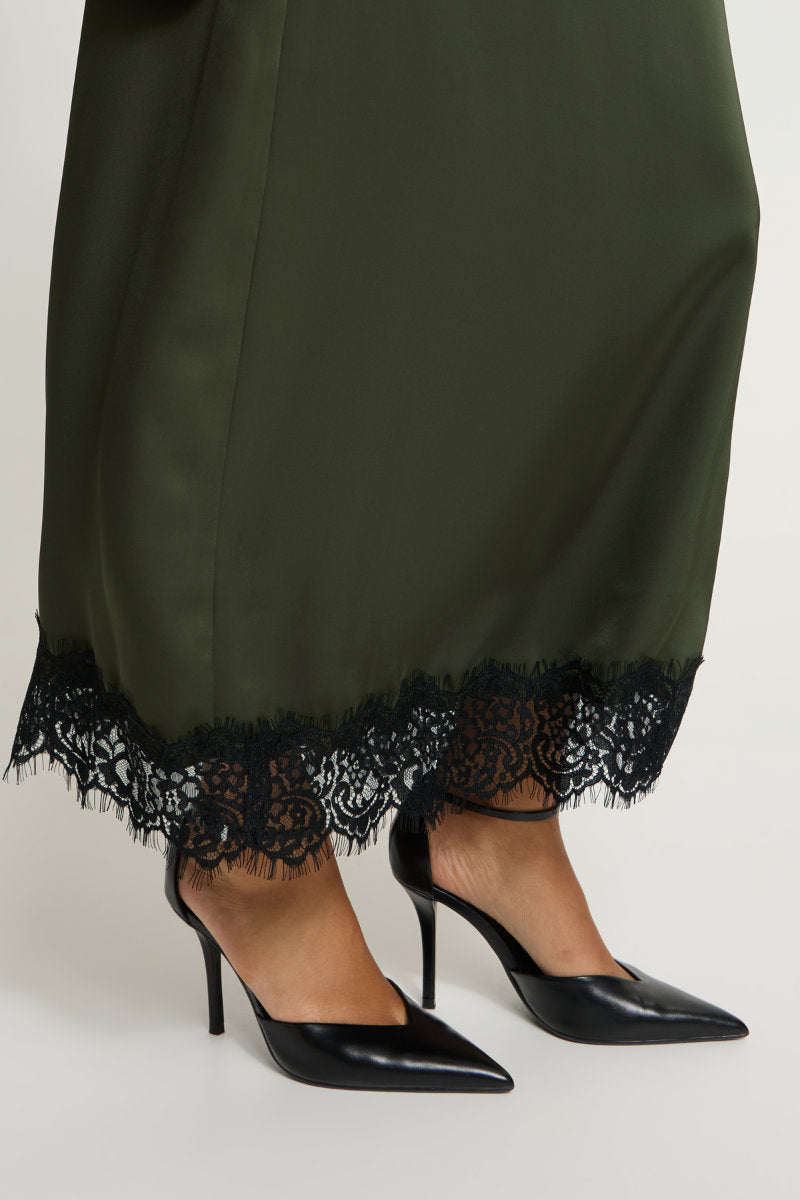 Laccie skirt, dark olive