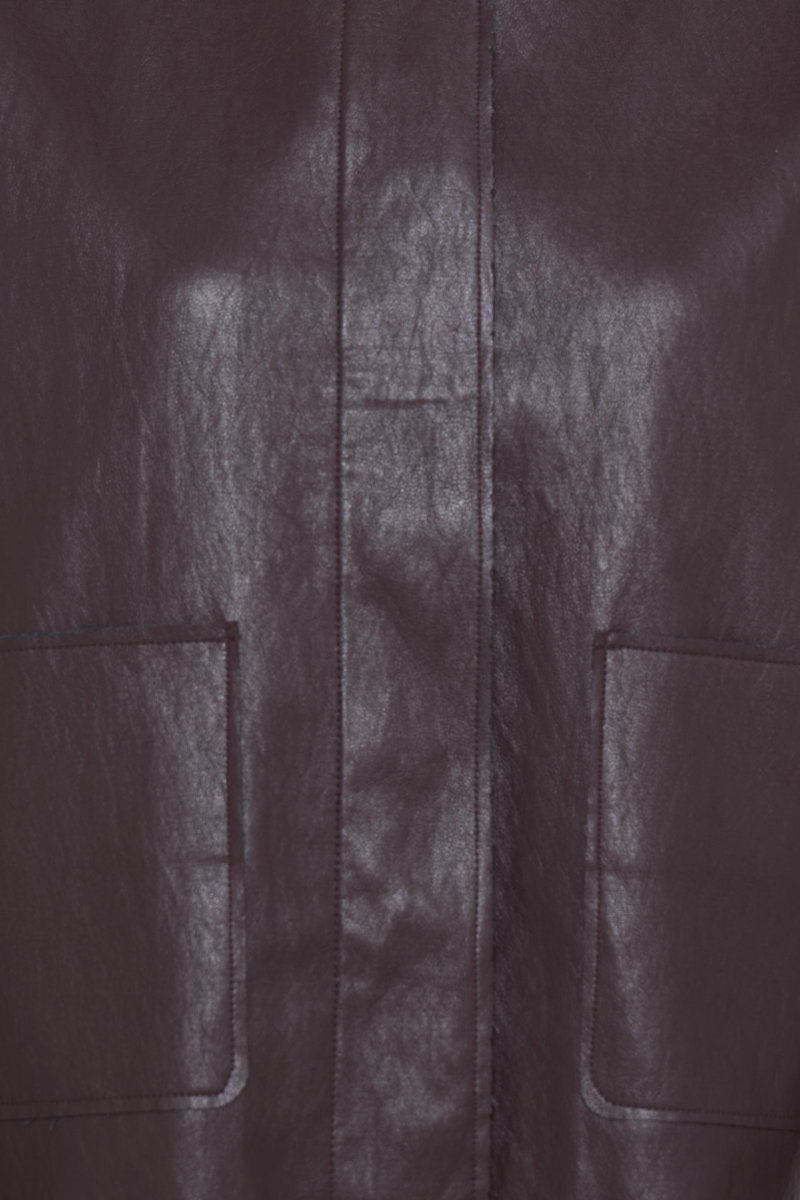 Harumi jacket, dark plum