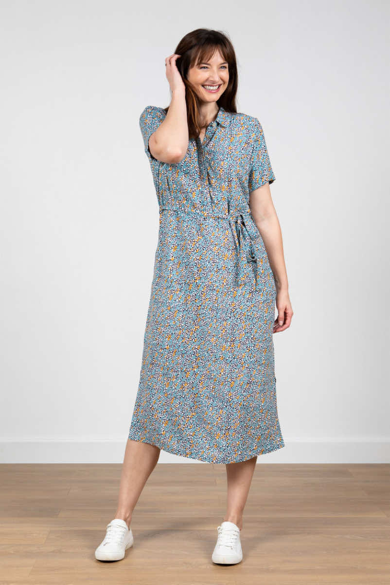 Causeway dress, Teal