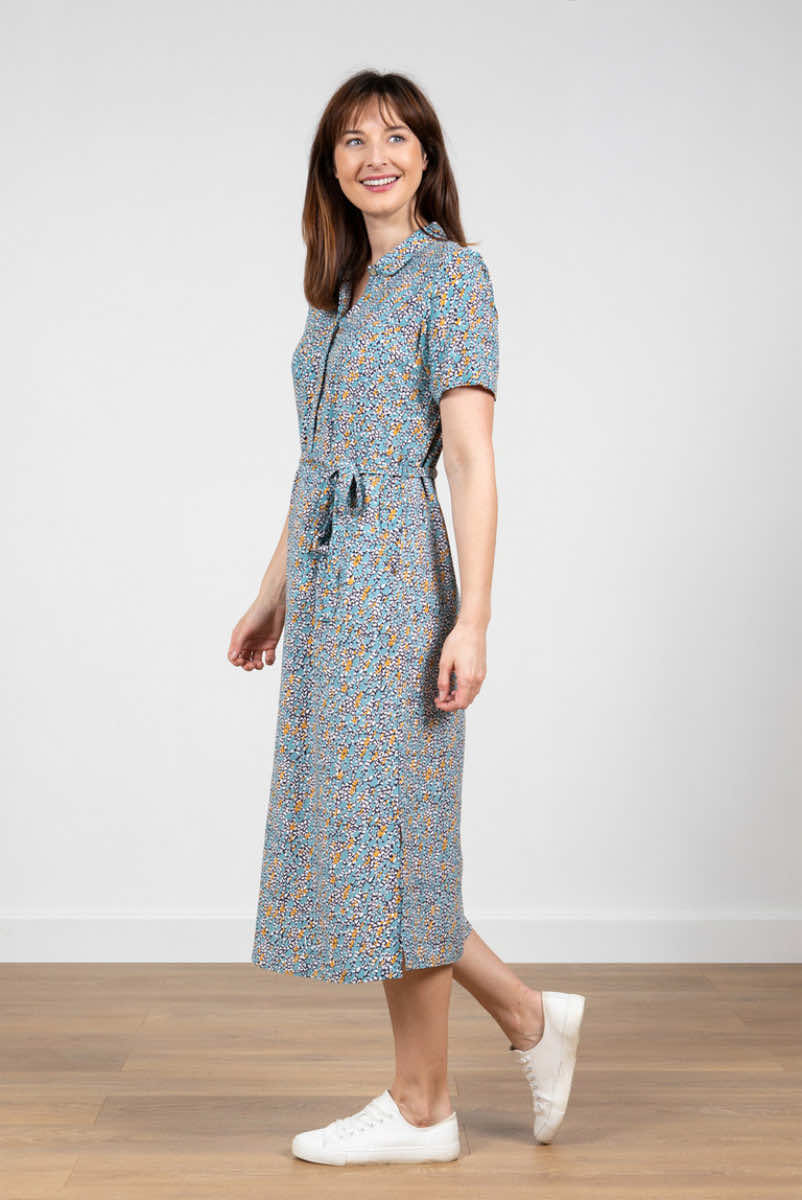 Causeway dress, Teal