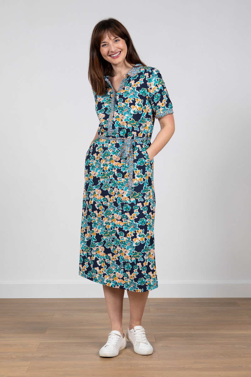 Causeway dress mix, navy