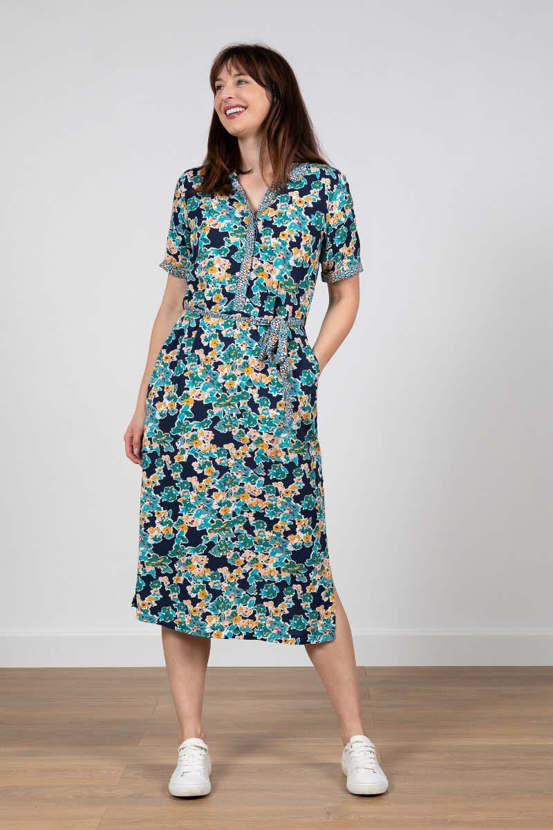 Causeway dress mix, navy