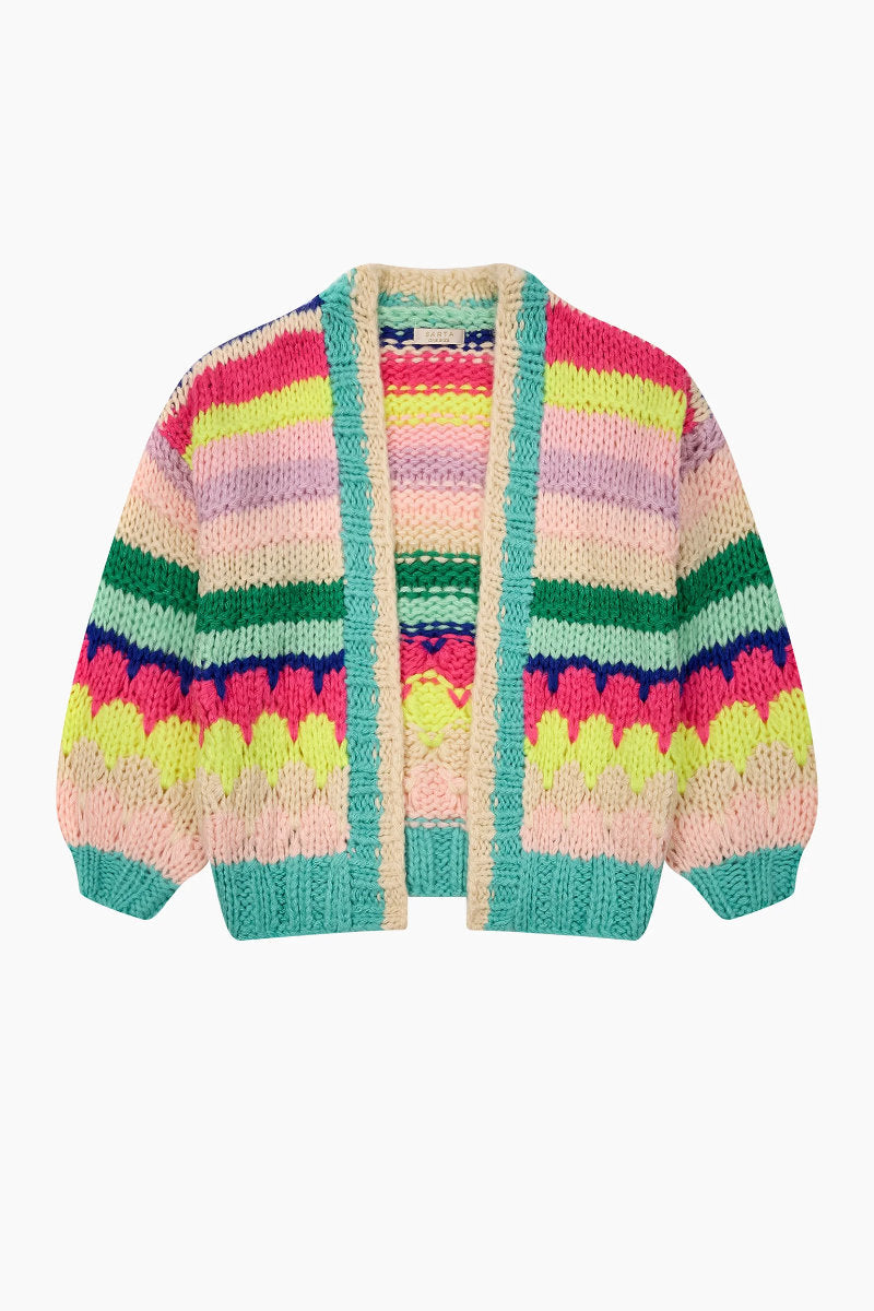 Gracie cardi, rainbow