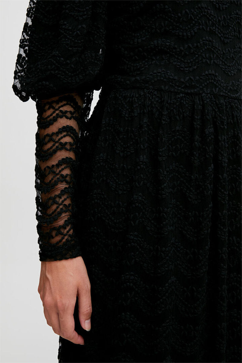Eja edwardian dress, black