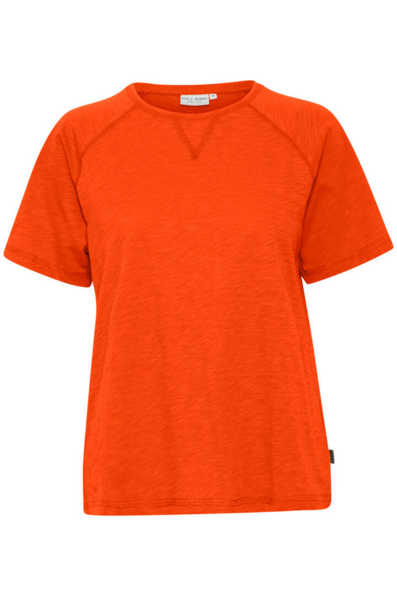 Brit tee shirt, cherry tomato