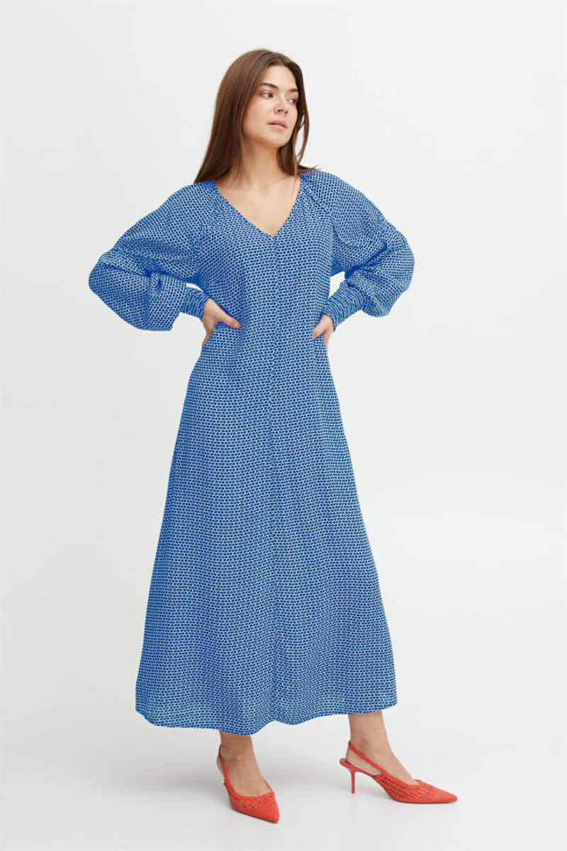 Savino dress, bluebell