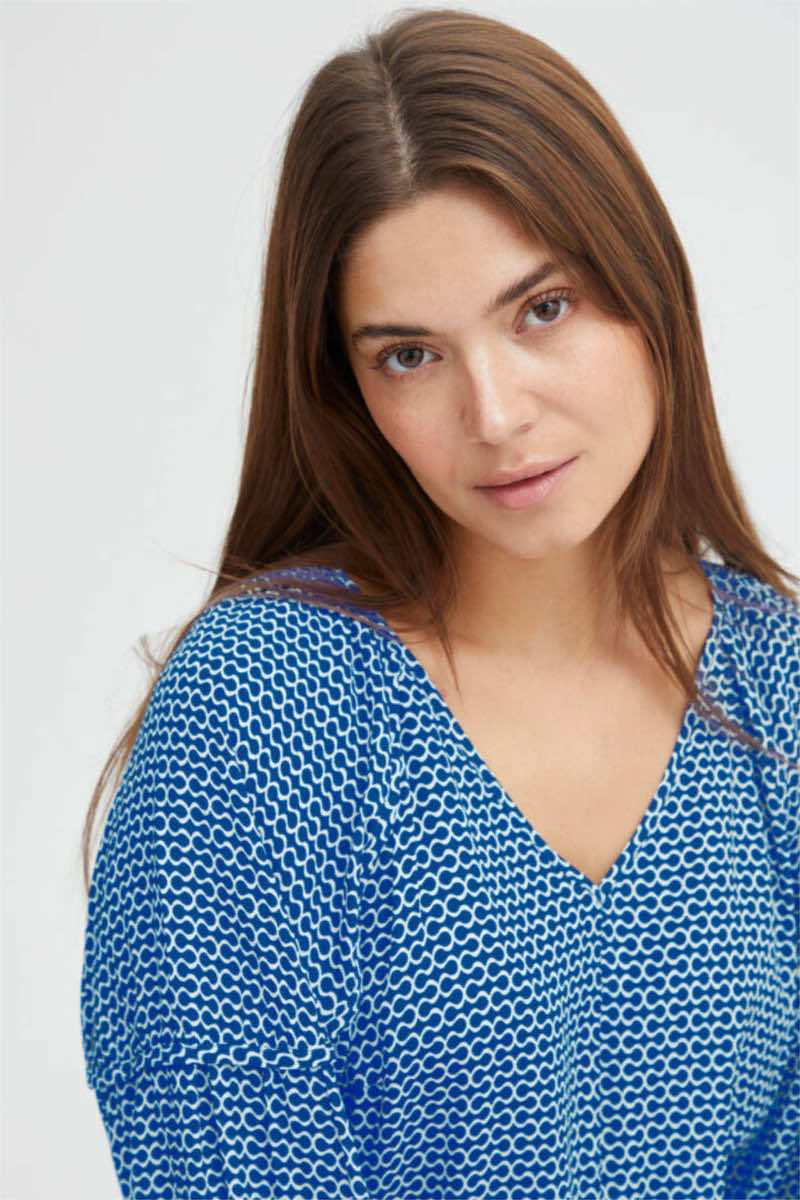 Savino dress, bluebell