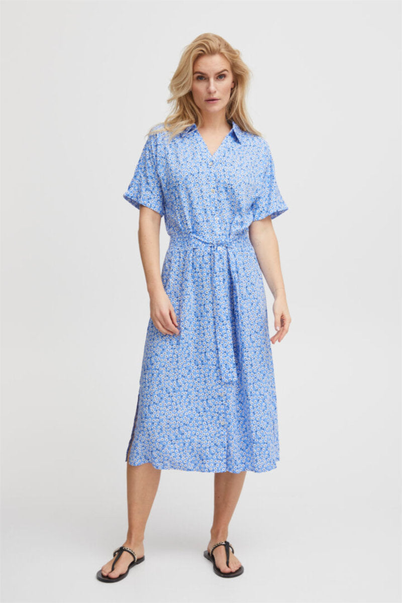 Sinny shirt dress, blue