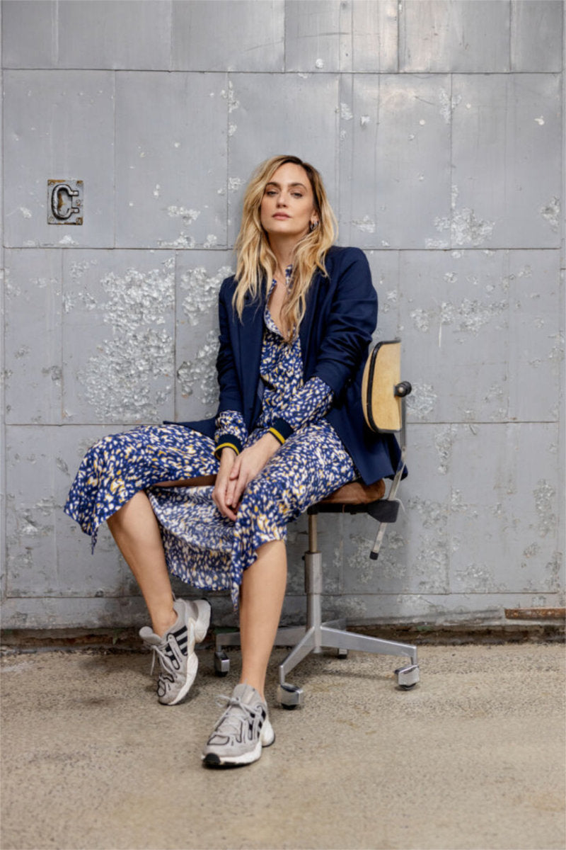 Mette dress, cobalt