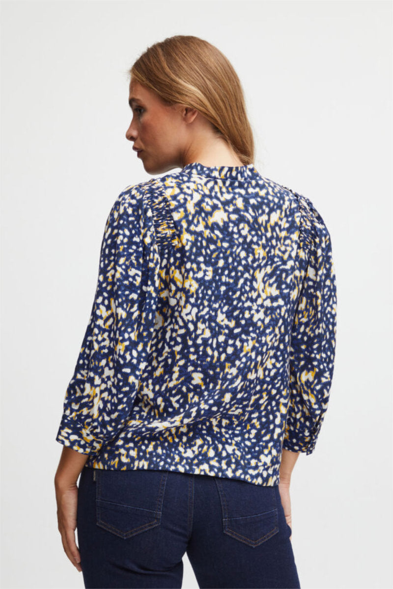 Mette blouse, cobalt