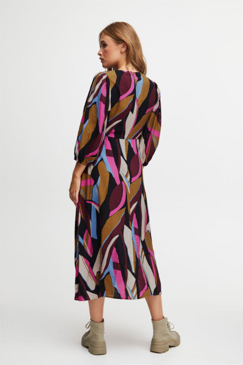 Kayla dress, pink multi