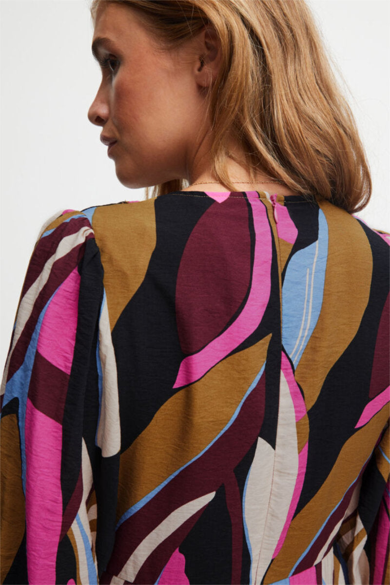 Kayla dress, pink multi