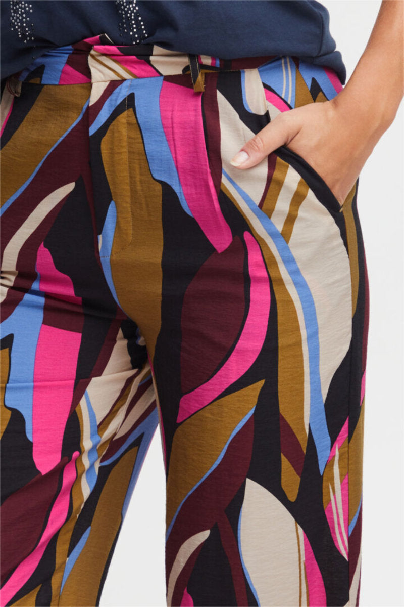 Kayla trousers, pink multi