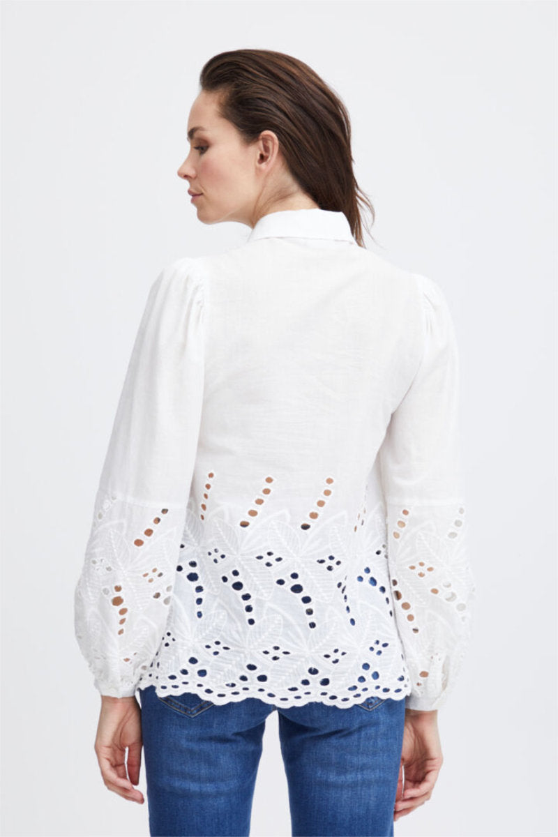 Karla blouse, soft white