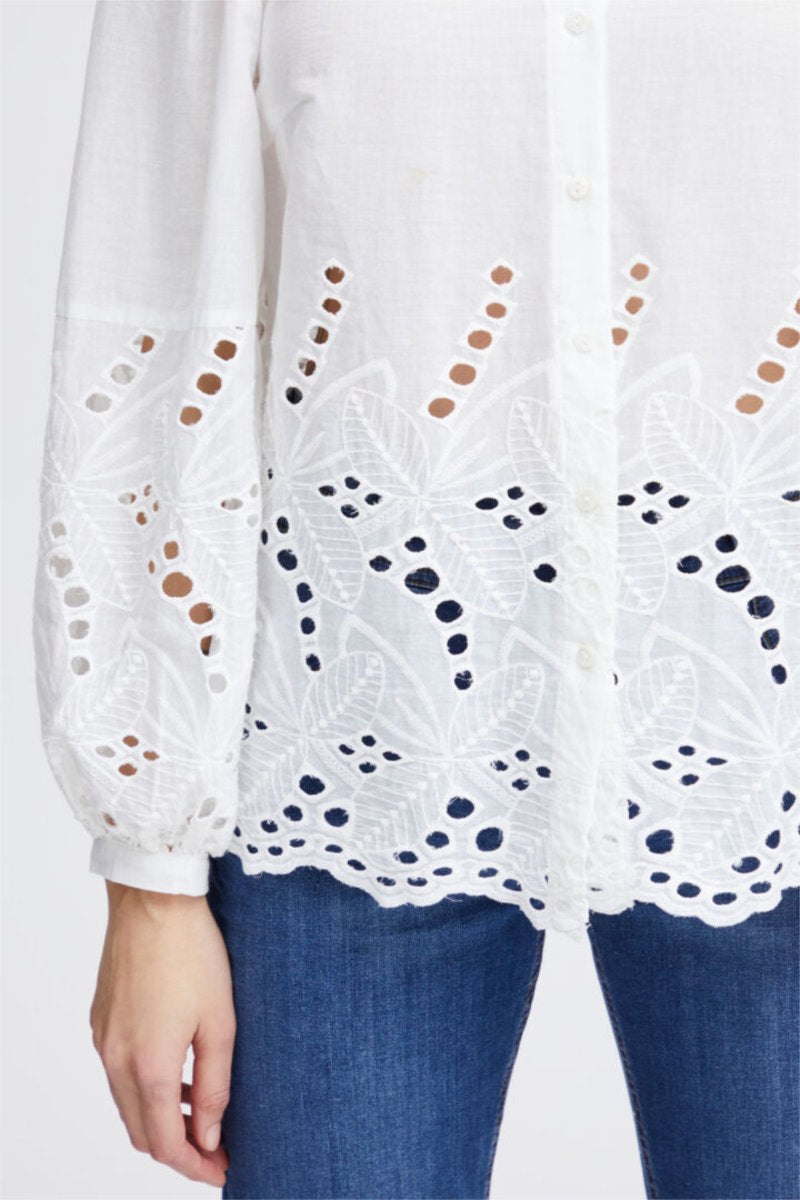 Karla blouse, soft white