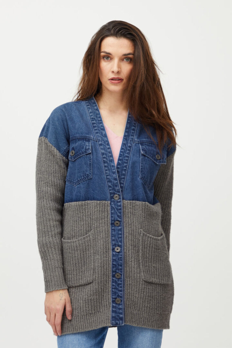 Anke cardigan, denim