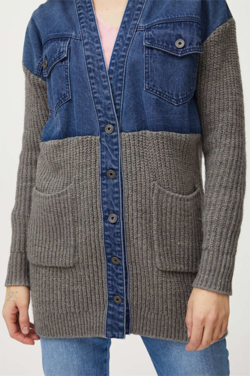 Anke cardigan, denim