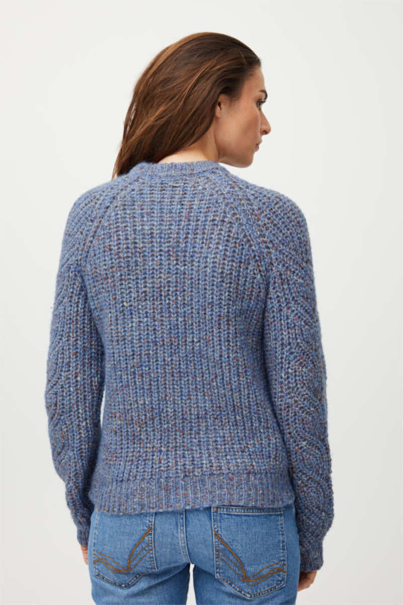 Barry cable jumper, blue marl