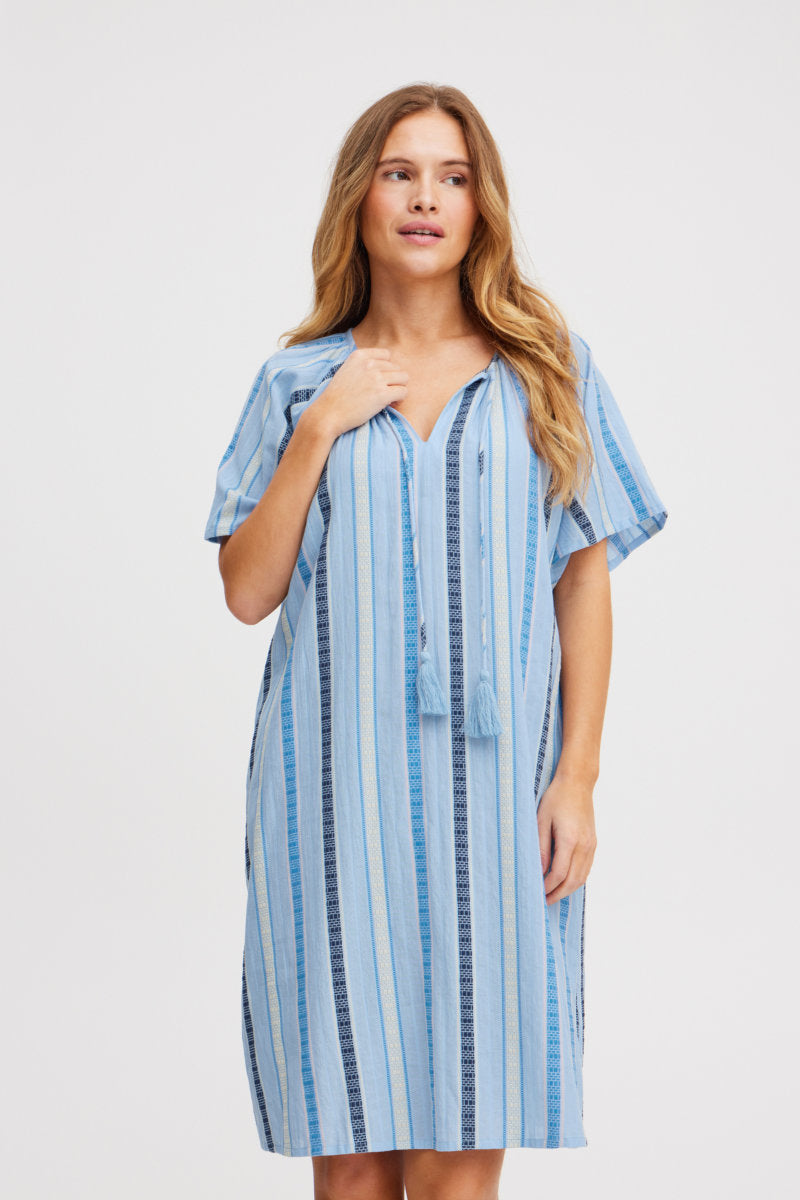 Melody dress, blue mix