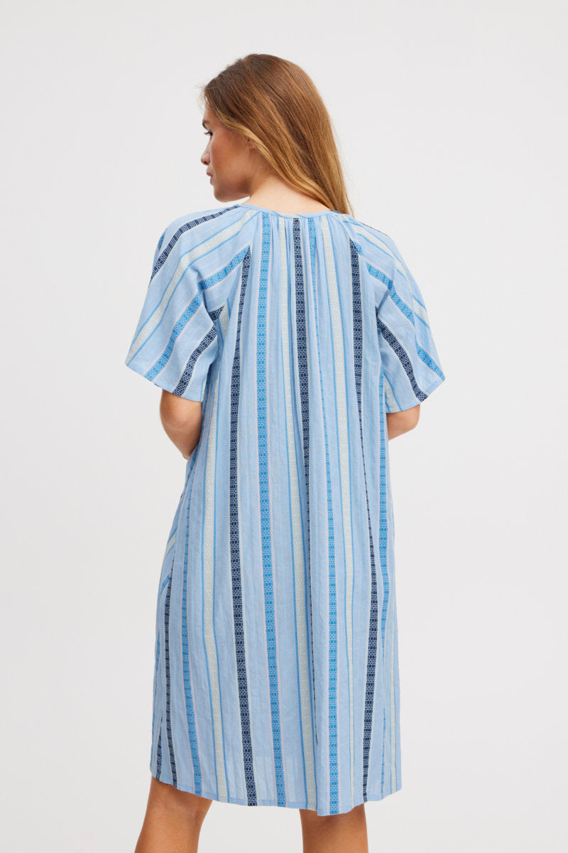 Melody dress, blue mix
