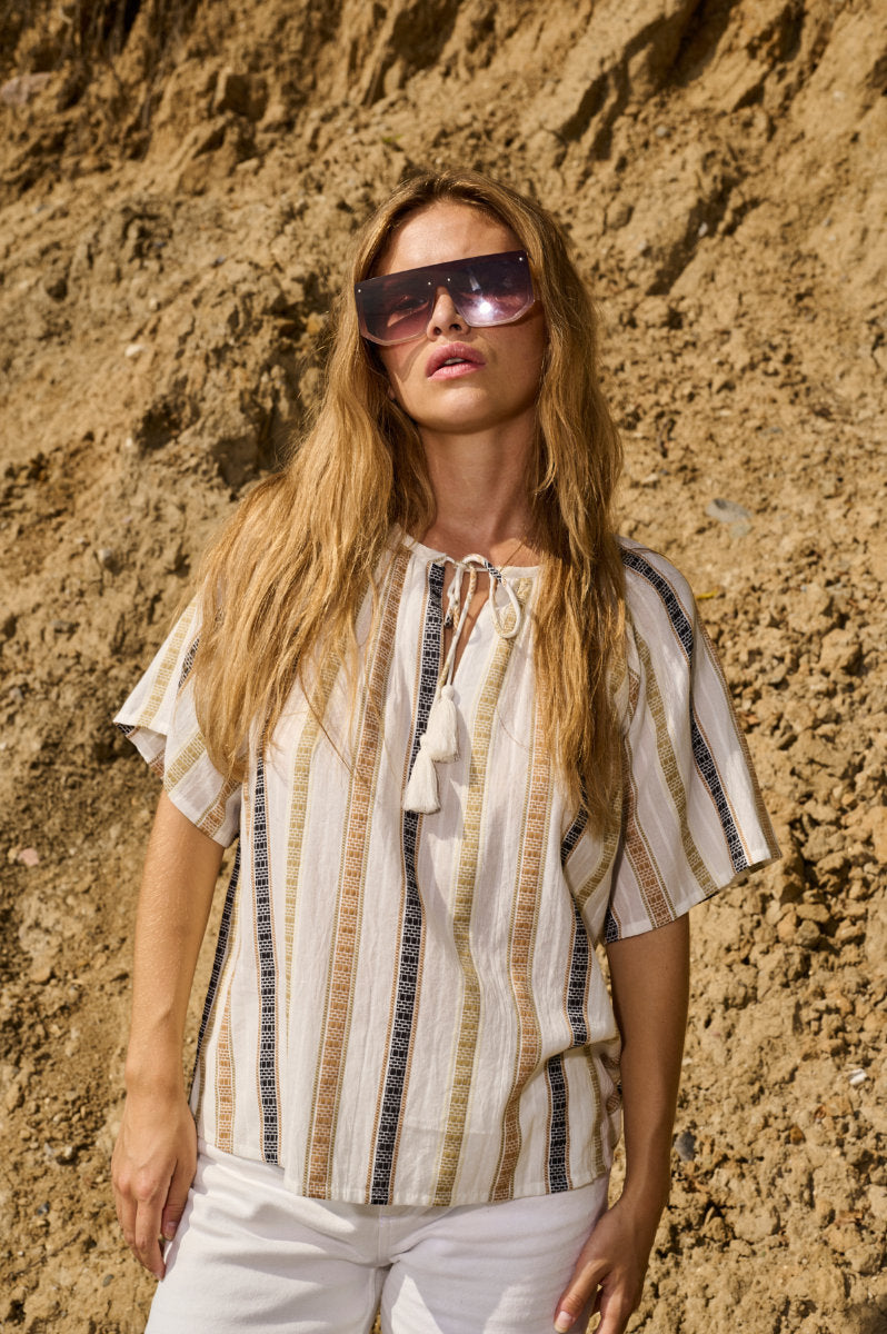 Melody shirt, stone mix
