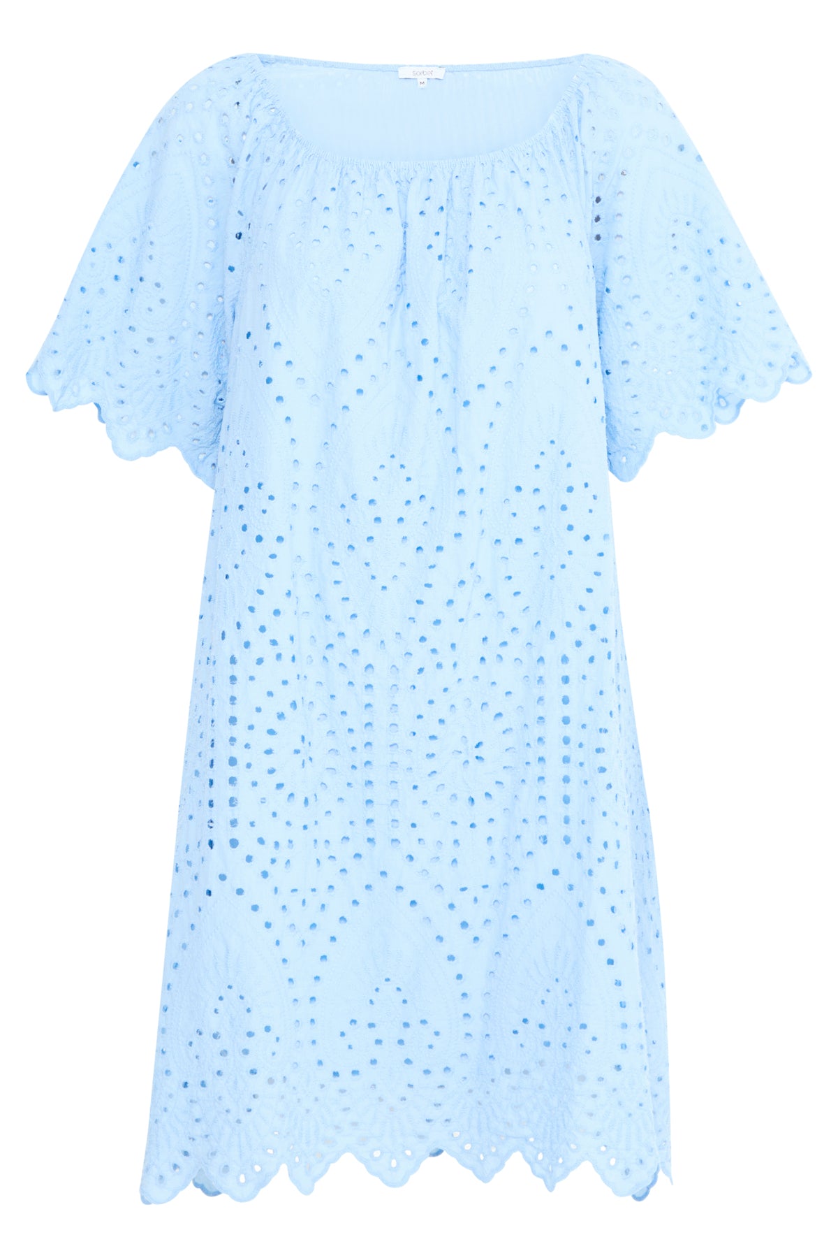 Milea dress, cerulean blue