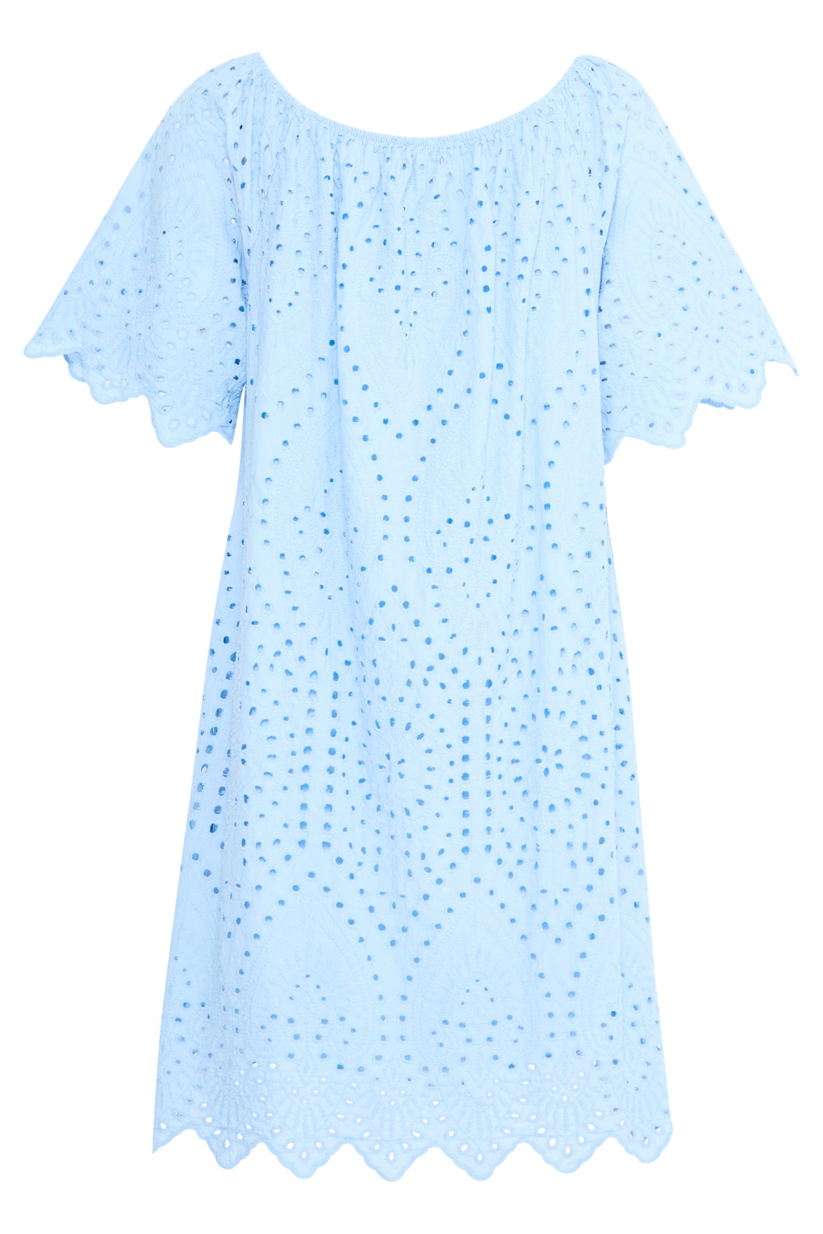 Milea dress, cerulean blue