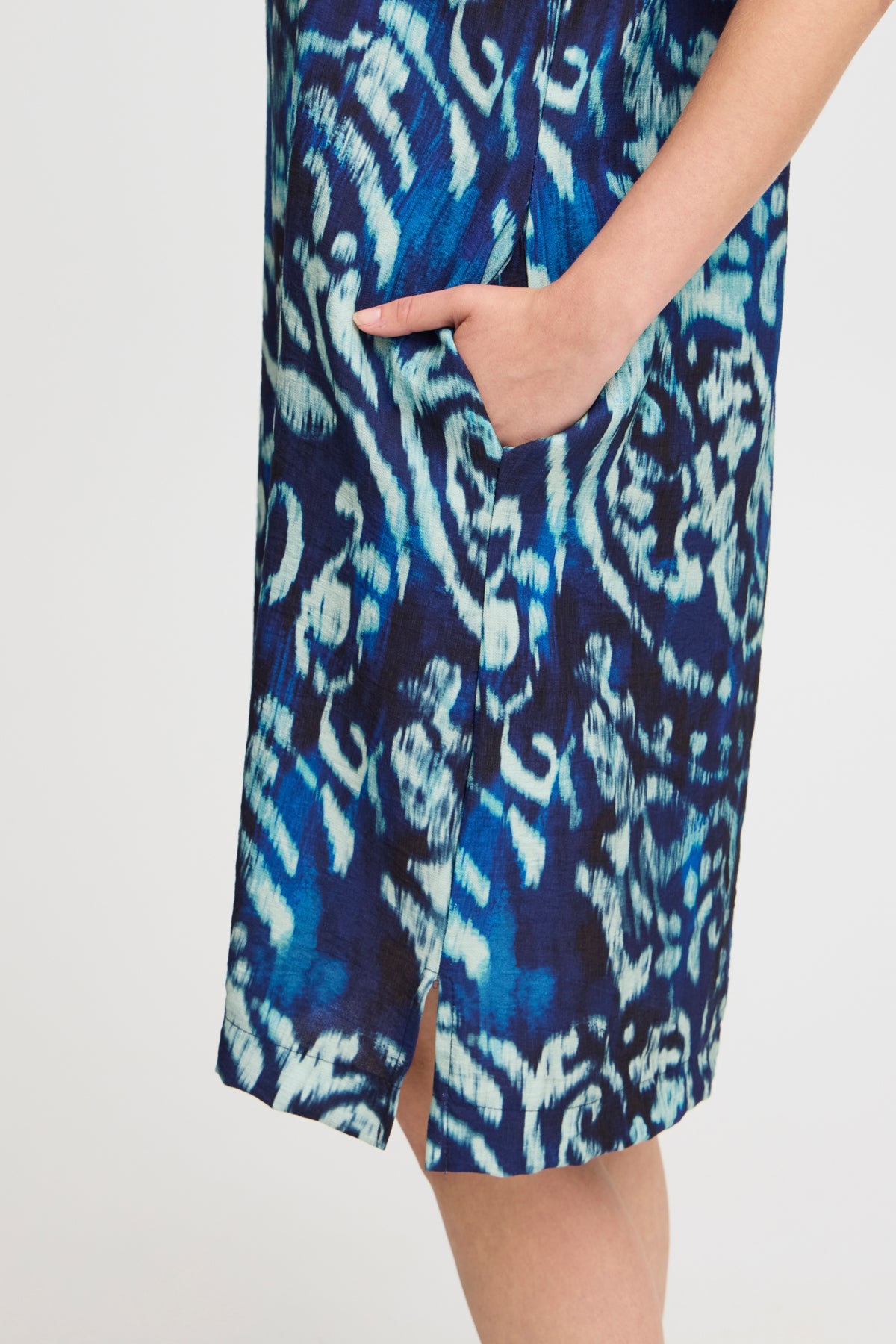 Jara short dress, Indigo