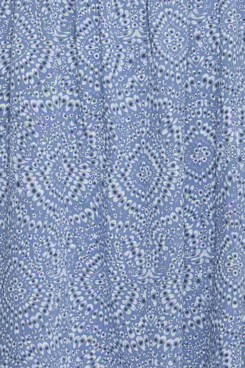 Alexa batik dress, denim