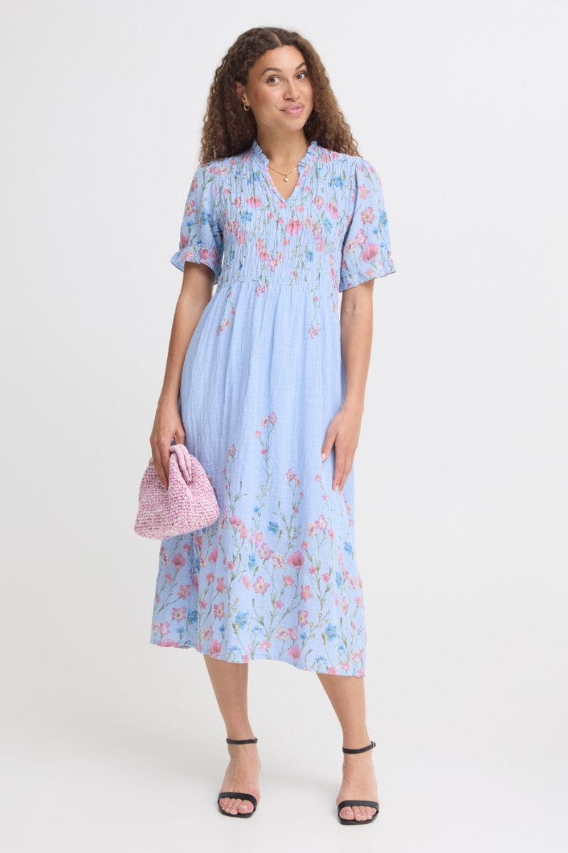 Alexa floral dress, blue