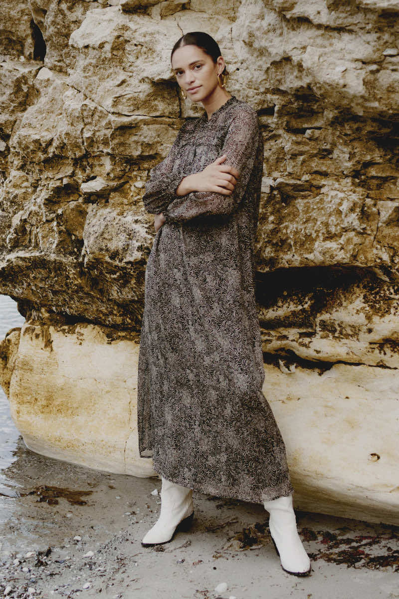 Ifia shirt dress, dark brown