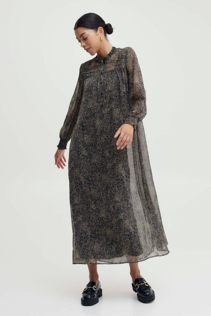 Ifia shirt dress, dark brown