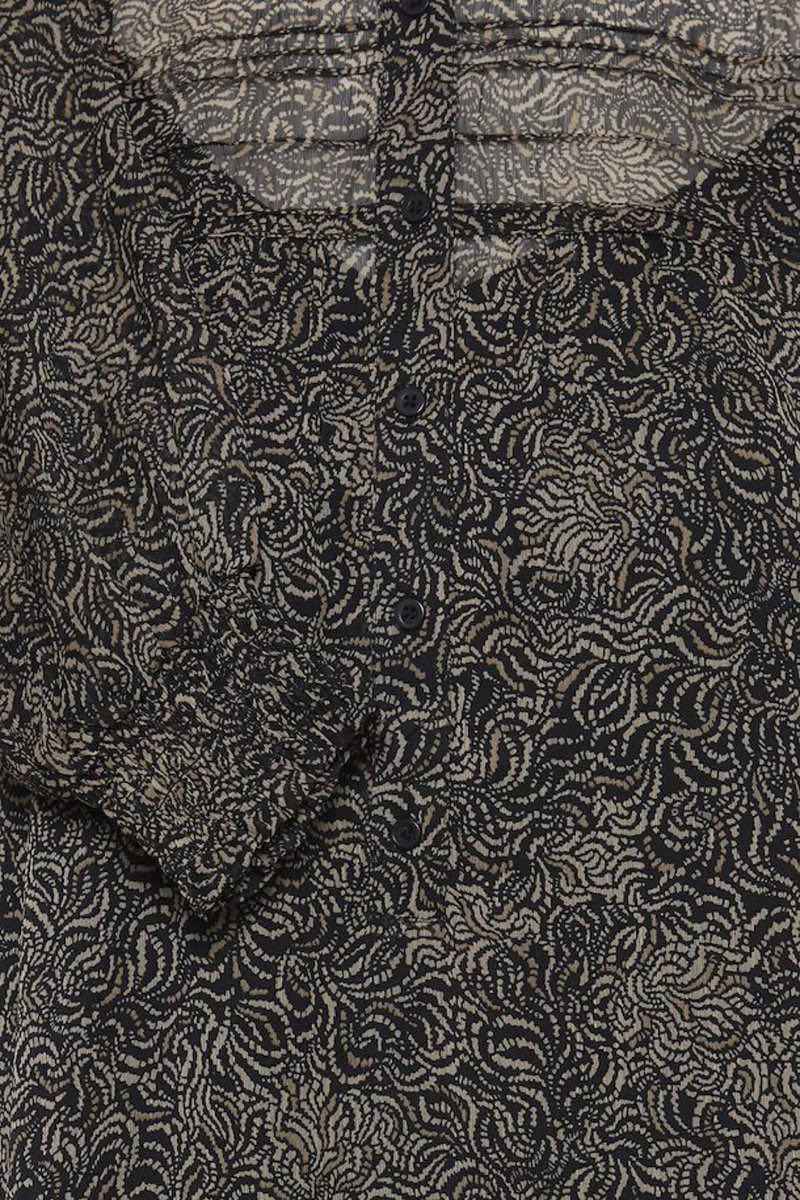 Ifia shirt dress, dark brown
