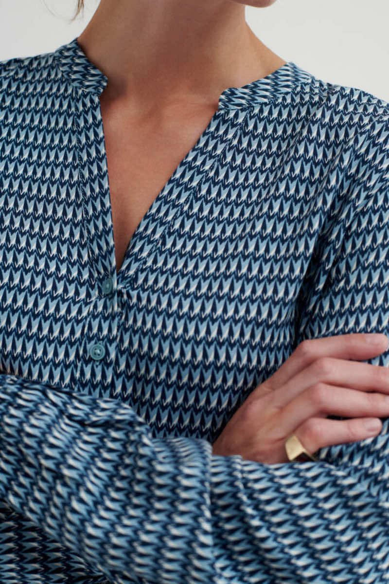 Josa tunic, Smoke blue